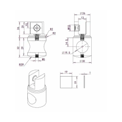 Stabiliseringsstangs st gaffel til vg rund 19