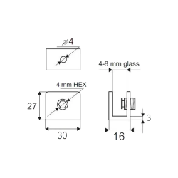Hyldeholder firkantet