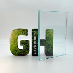 Rundt glas, 12mm med poleret kant