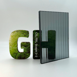 11.6mm Rillet Hrdet Lamineret med poleret kanter