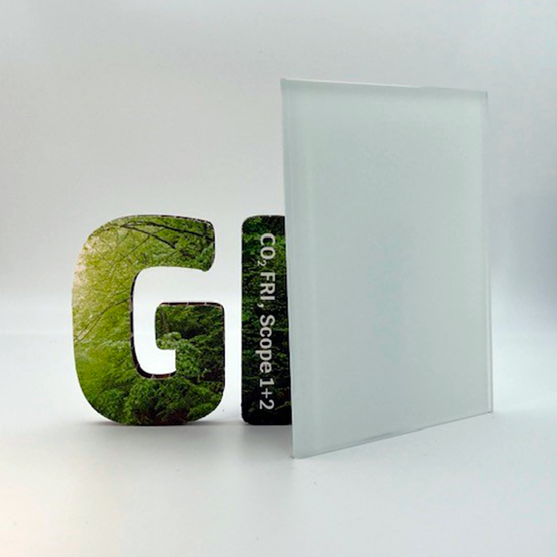 6mm Hvid/Sort/Bronze Matelac med poleret kant