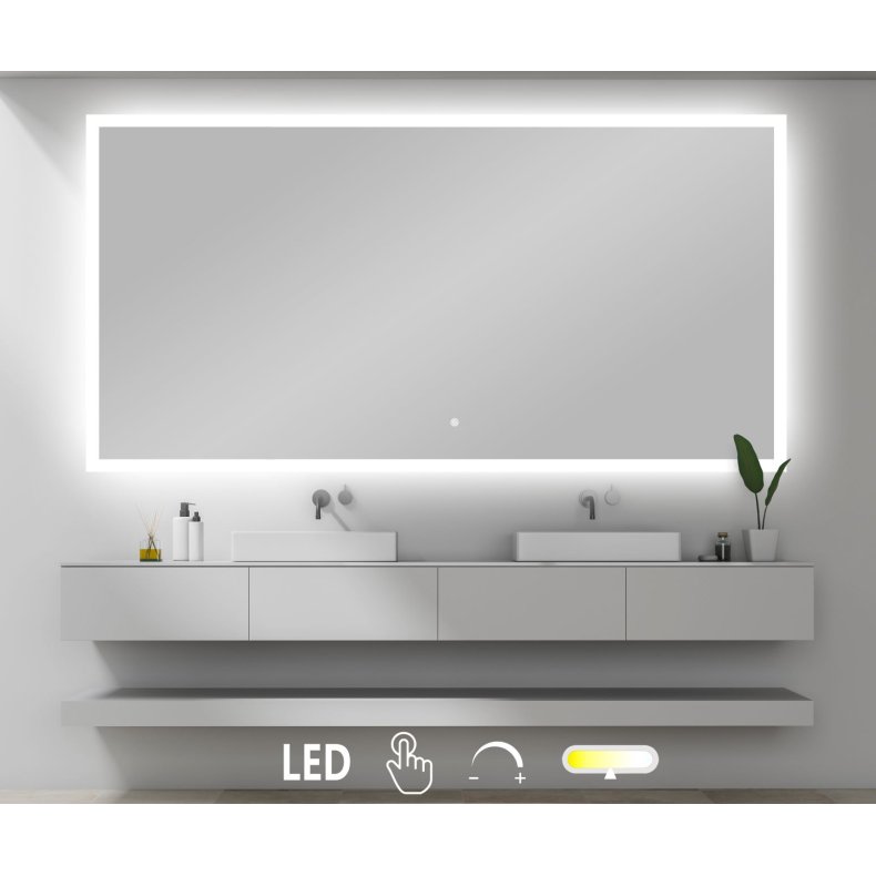 Firkantet spejl Mie 2