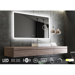 Firkantet spejl med hjtaler mm Mie 7