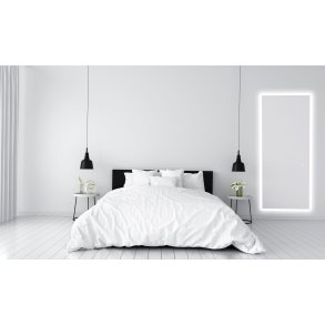 Aflangt spejl p ml (Tenna 2) inkl. lys, farveskift og touch