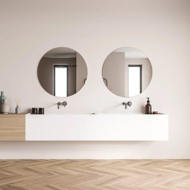 Runde spejle på mål