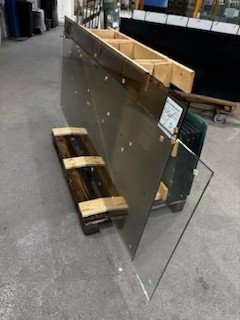 8 mm glas til brusev�g med Clearshield 769 x 2330