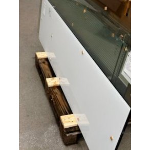 6 mm Hvid st�nkpanel lacobel h�rdet  521 x 1935
