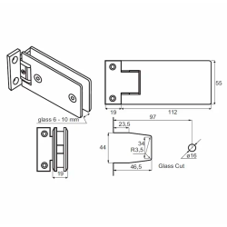 King Satin look, Brusebeslag 90 gr.